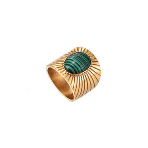 Anillo Elba Malaquita