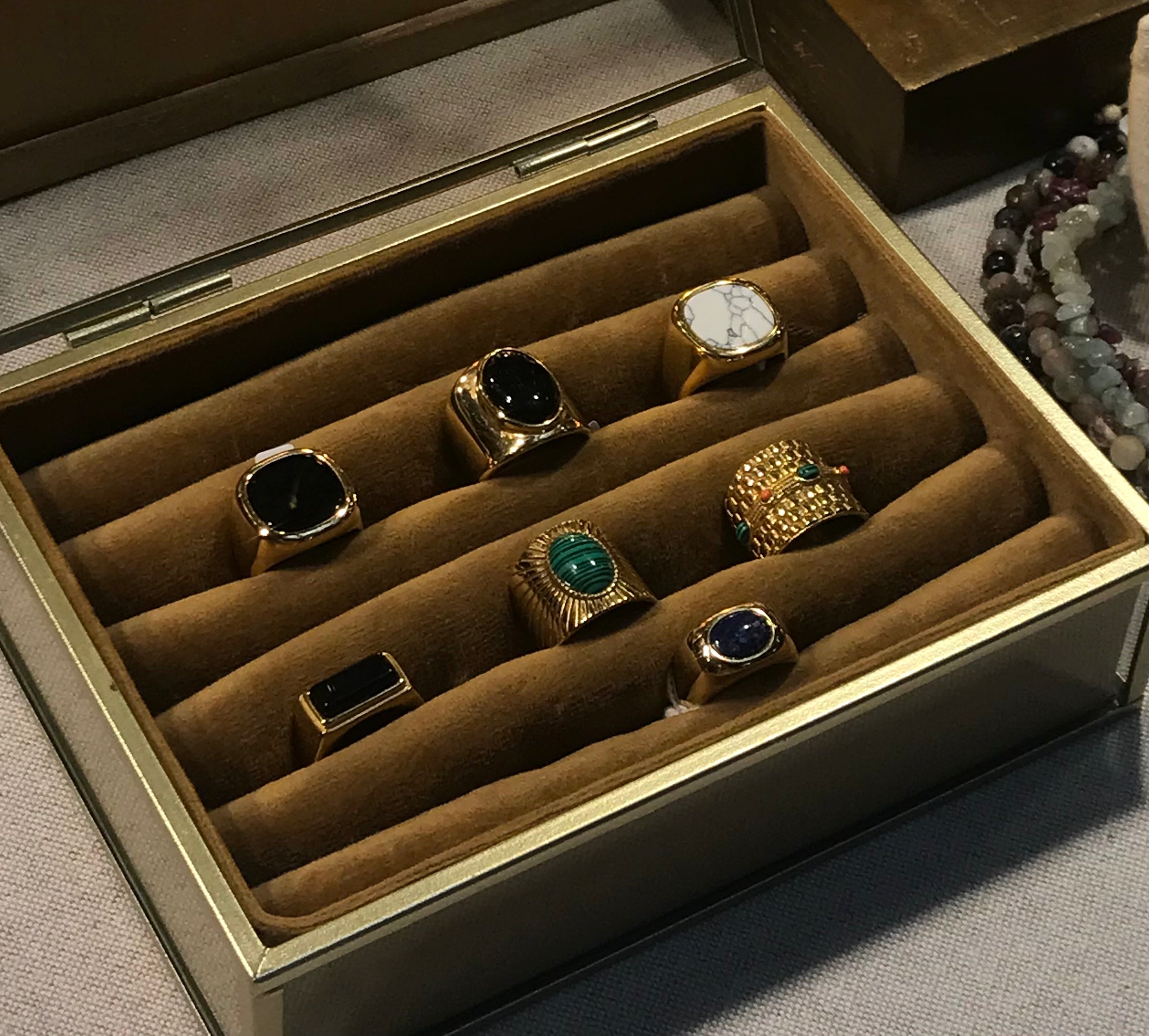 Anillo Elba Malaquita