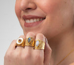 Anillo Helios Piedra Luna