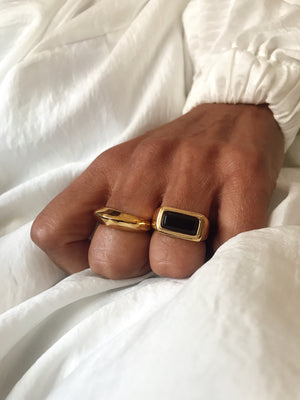 Anillo Black Stamp