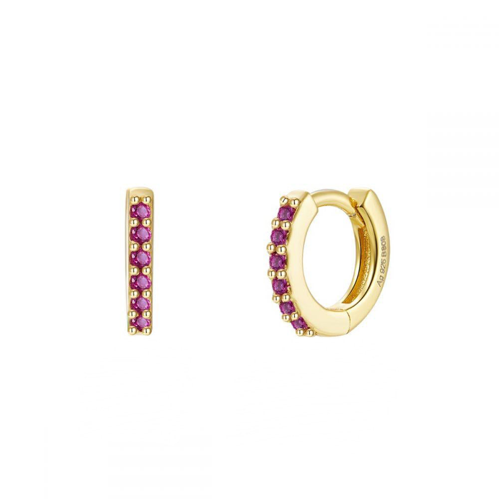 Pendiente Mini Nell Pink